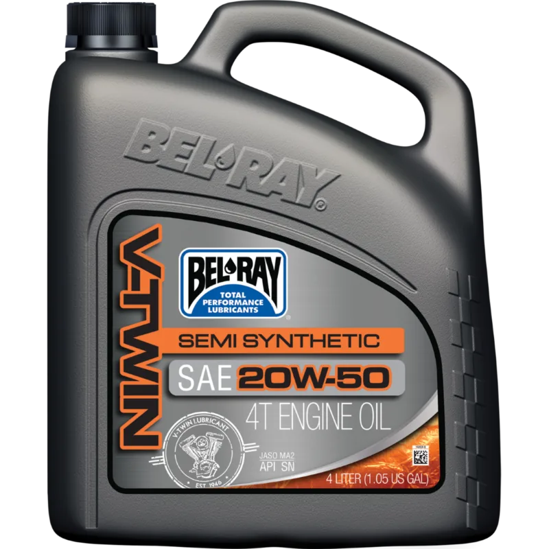 4e3929930e08670957f95748c0c38862a63013dd_55_901_004_1 Bel-Ray V-Twin Semi-Synthetic 20W-50 4L - Belray - 4T