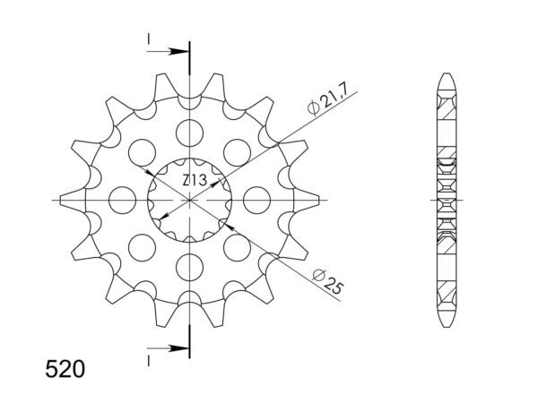 Supersprox Framdrev 565.14 Självrenande