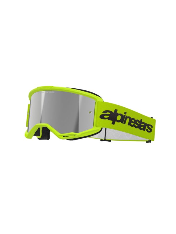 Alpinestars Goggle Vision 3 WORDMARK Gul Fluo/Spegel Silver