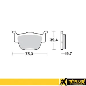ProX Bromsbelägg bak TRX450R '04-14