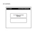 Stompgrip Universal Strips - Icon : Clear - Tankpads