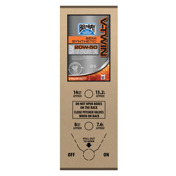 Bel-Ray V-Twin Semi-Synthetic 20W-50 22.7L