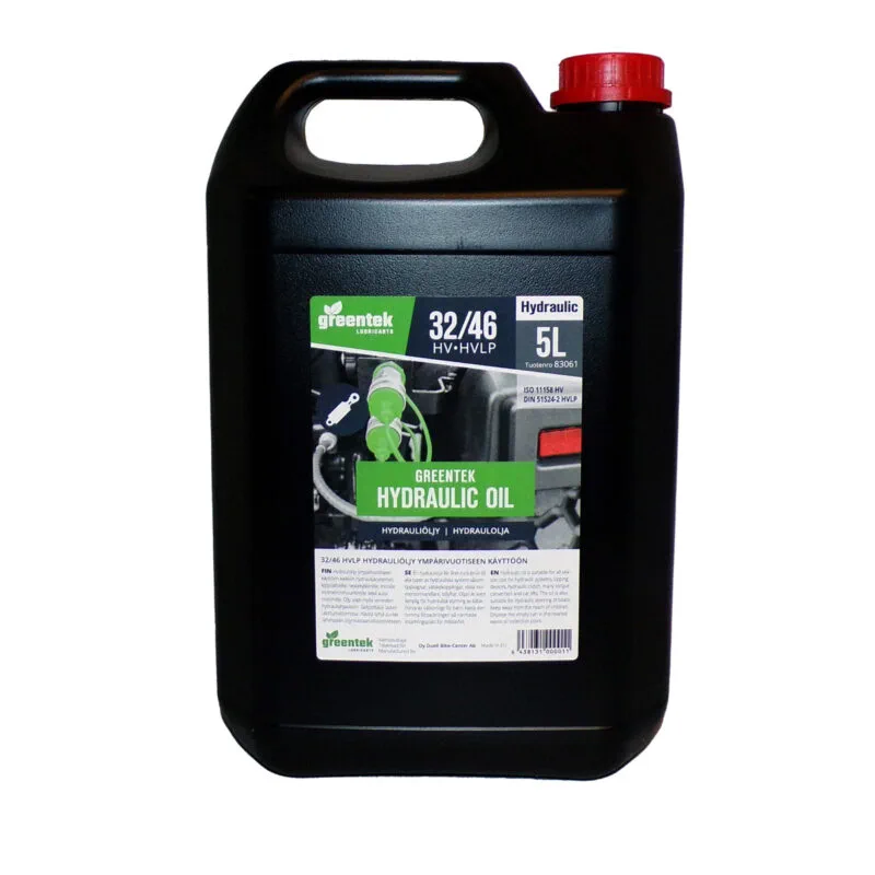 553-83061 Greentek Hydraulolja 32/46 HVLP 5L (3) - Transmission & växellådsolja