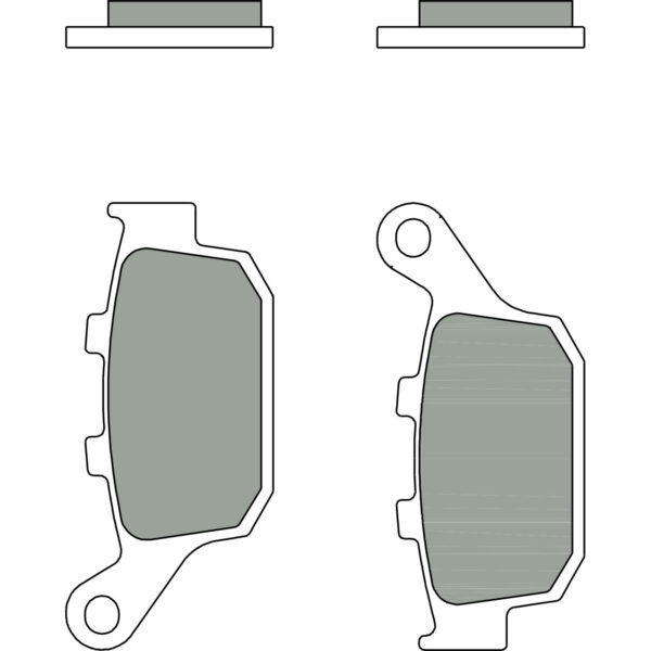 BREMBO Bromsbelägg Sintered Rear Road