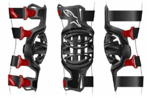 Alpinestars Binoic 10 Carbon knästöd vänster