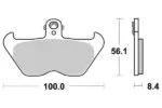 Sbs Bromsklossats Sintered - Bromsbelägg
