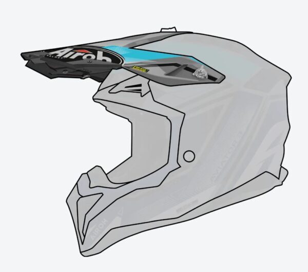 Airoh Aviator 3 Skärm League blå