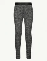SVALA Merino Design Kids layer set Jacquard black/white