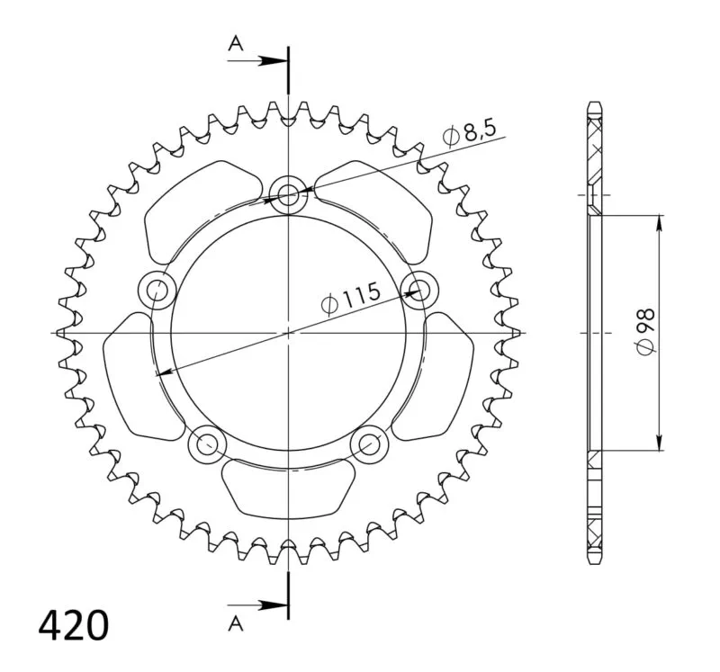 5920edc2299d339b0673a60e74f09f68629120c8_27_3_4_46_0_1 Supersprox Bakdrev Aluminium RAL-4:46 Svart