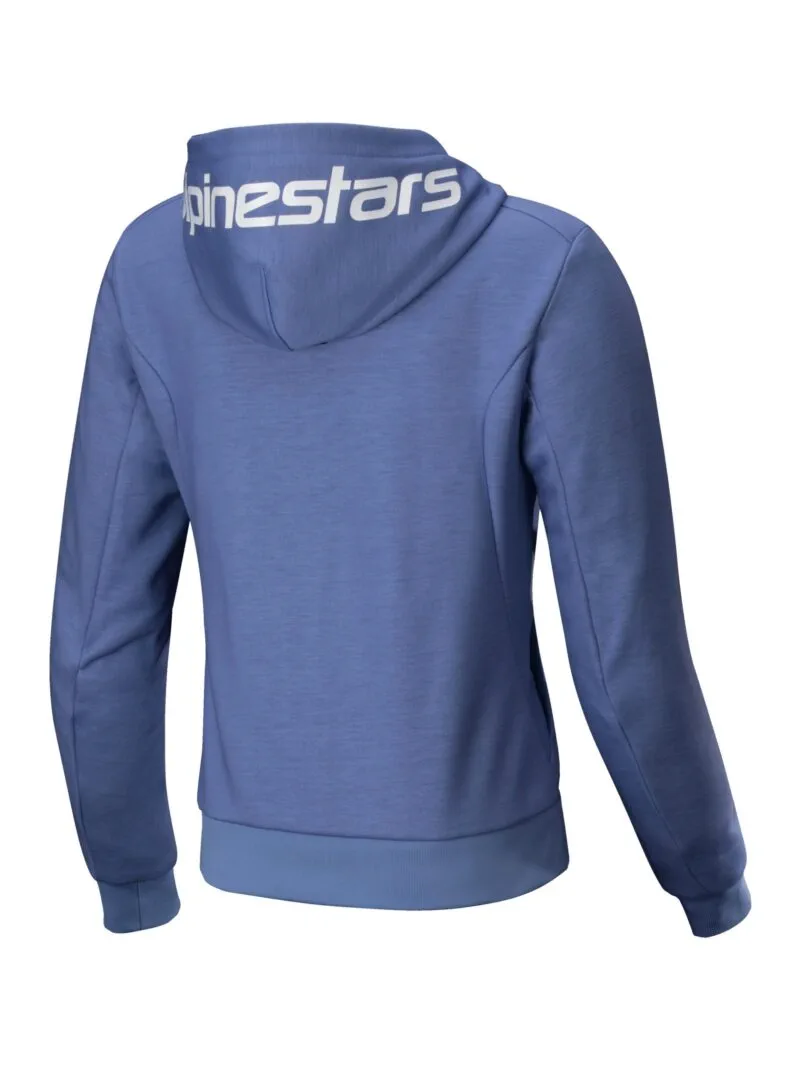 Alpinestars Hoodie Dam Chrome v2 Blå/Violet
