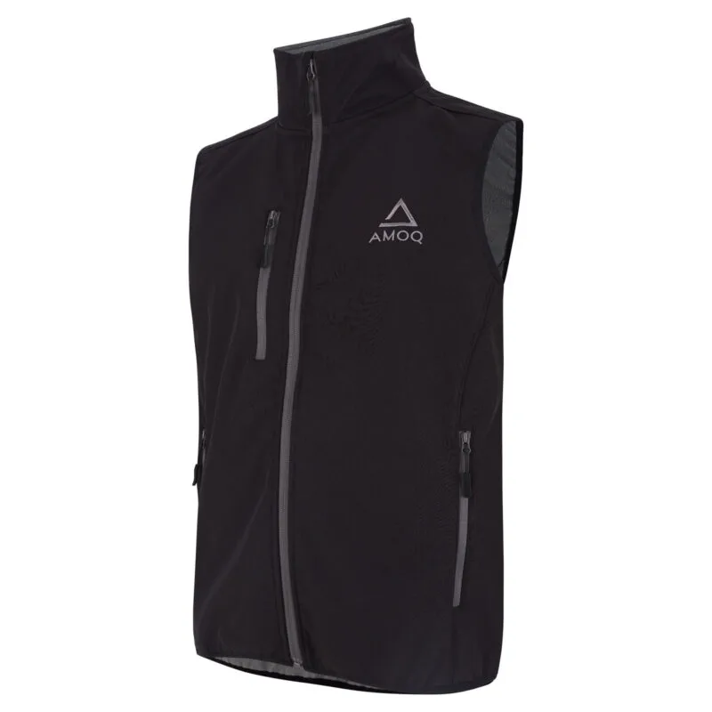 AMOQ Race Softshell Väst Svart
