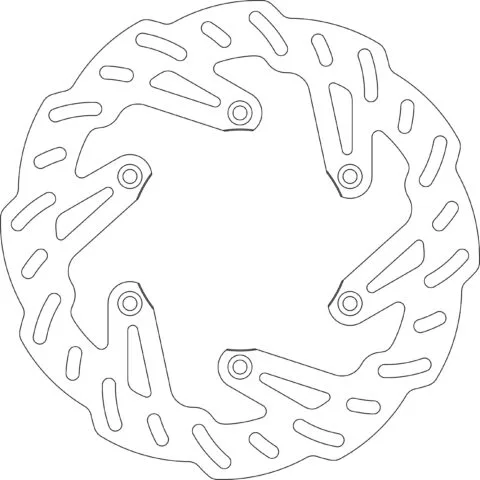 GOLDFREN Bromsskiva Bak KX125/250 89-02KX500 89-KLX6