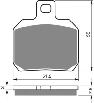 GOLDFREN Bromsbelägg 152 Ceramic Carbon S3