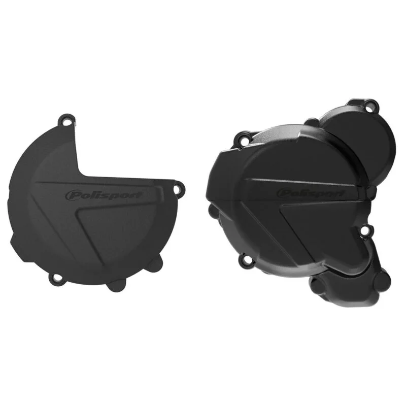 5efb6b4c95f43a7b96692f6a07a92e24219f789f_179_90968 Polisport Kit Clutch+Igni. prot. EXC/XCW TE 250/300 (17-23) Black (24) - Motorkåpsskydd