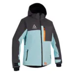 AMOQ Dynamic W's Jacka Fodrad Grå/Mint/Orange