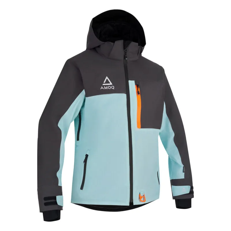 Produck/Product photography studio AMOQ Dynamic W's Jacka Fodrad Grå/Mint/Orange