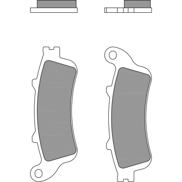 BREMBO Bromsbelägg Sintered Rear Road