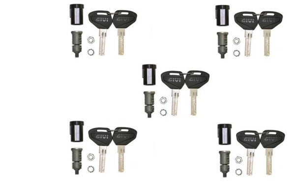 Security Lock key set for 3 cases including bush