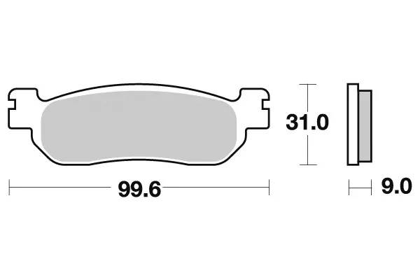 Sbs Bromsklossats Ceramic