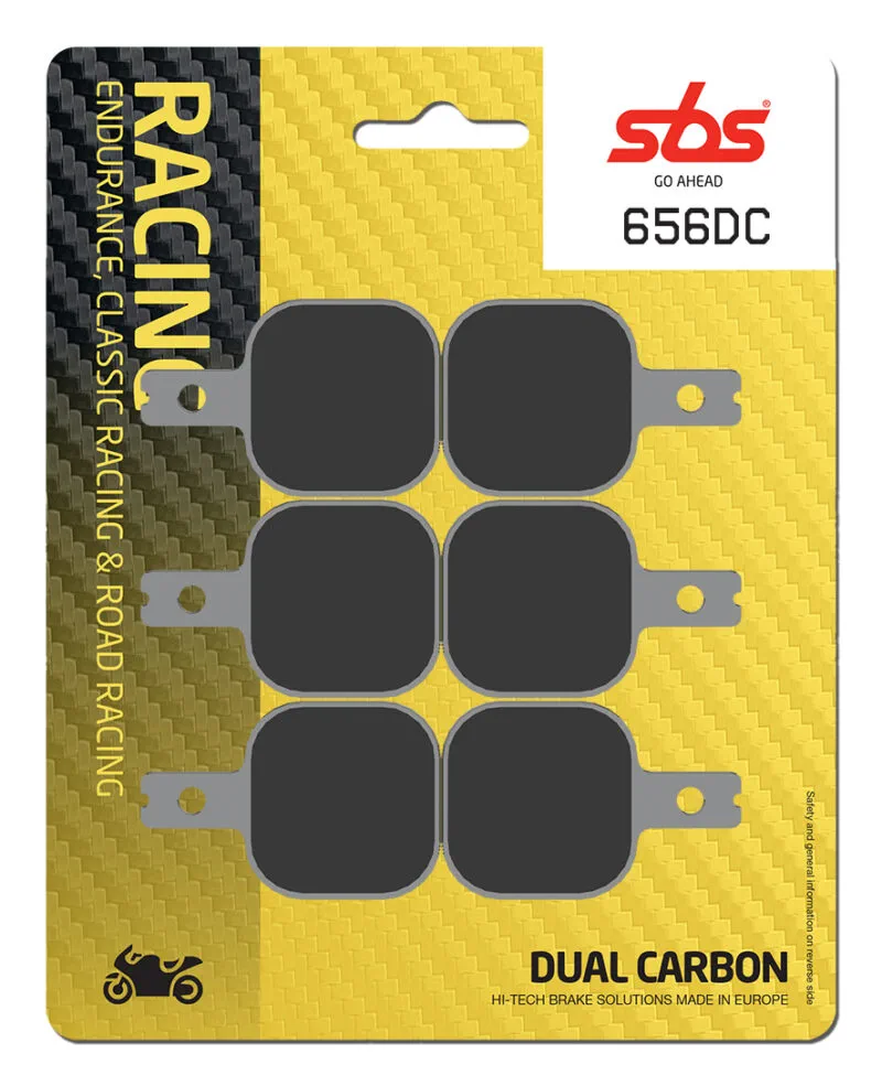 Sbs Bromsklossats Dual Carbon (6PCS) - Bromsbelägg