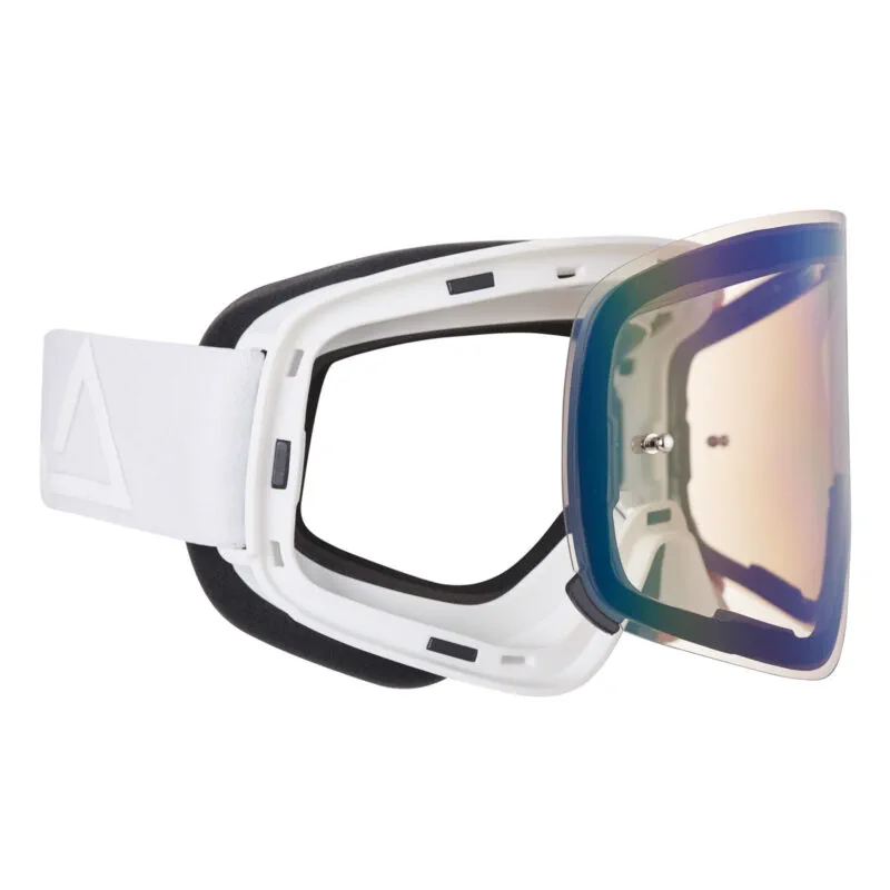 Produck/Product photography studio AMOQ Vision Magnetic Crossglasögon Whiteout - Gold Mirror