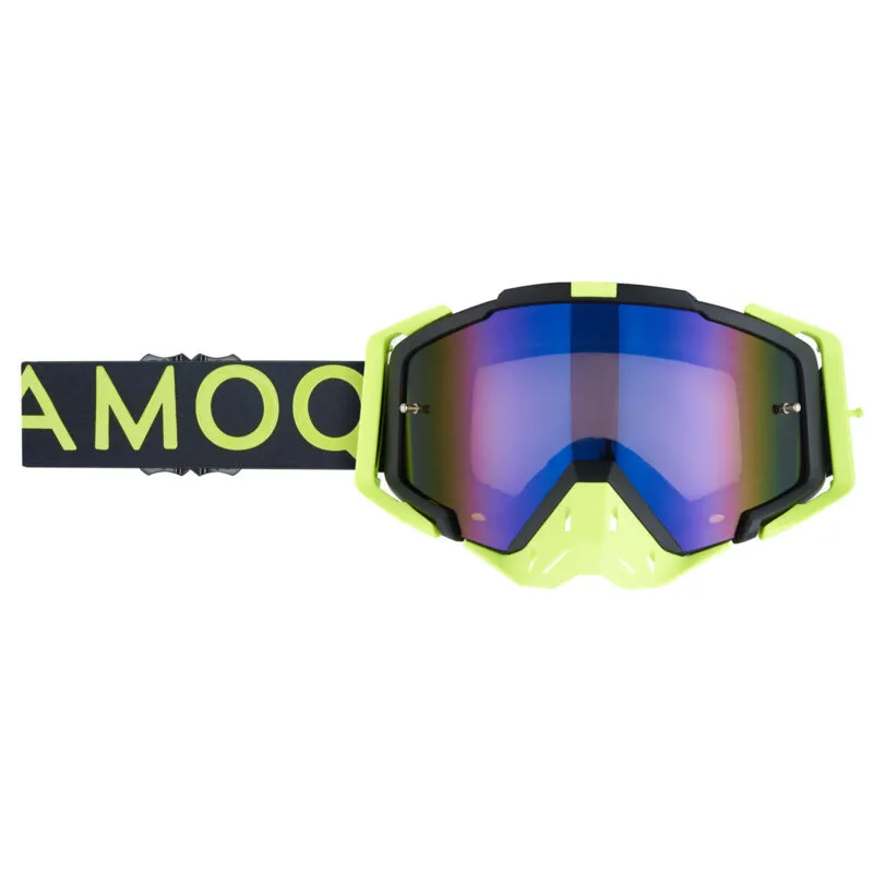 Produck/Product photography studio AMOQ Aster Crossglasögon Black-HiVis - Blue Mirror