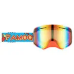 AMOQ Vision Vent+ Magnetic Skoterglasögon Pizza - Red Mirror
