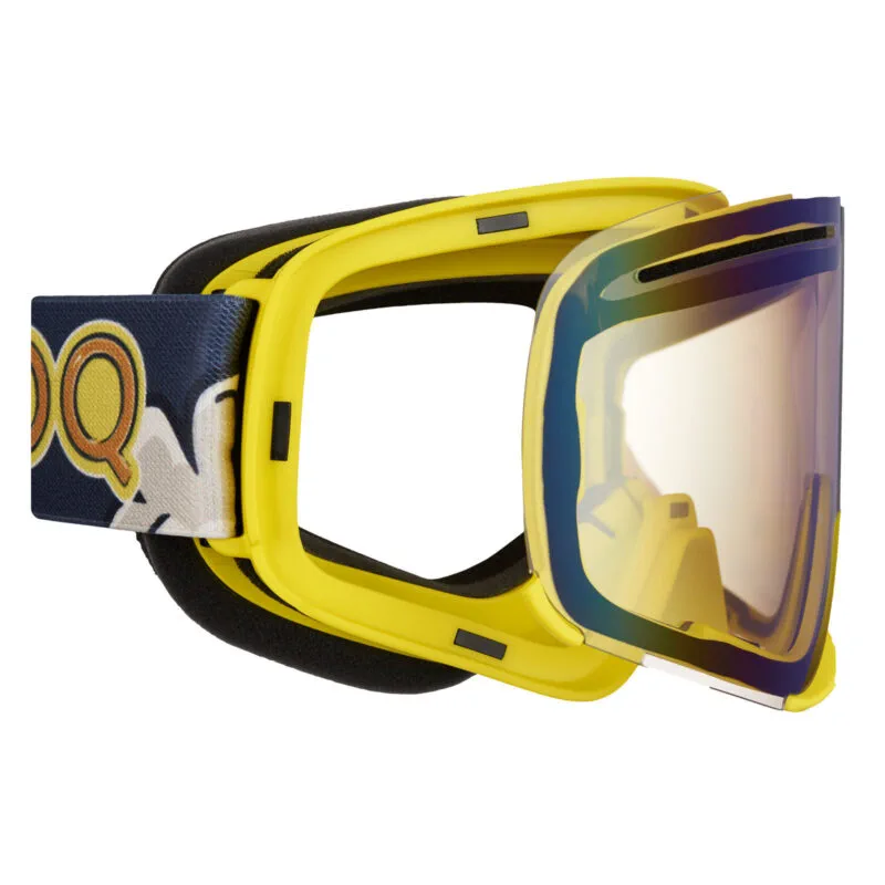 AMOQ Vision Vent+ Magnetic Skoterglasögon Beer - Gold Mirror