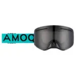 AMOQ Vision Vent+ Magnetic Skoterglasögon Turqoise/Black - Smoke