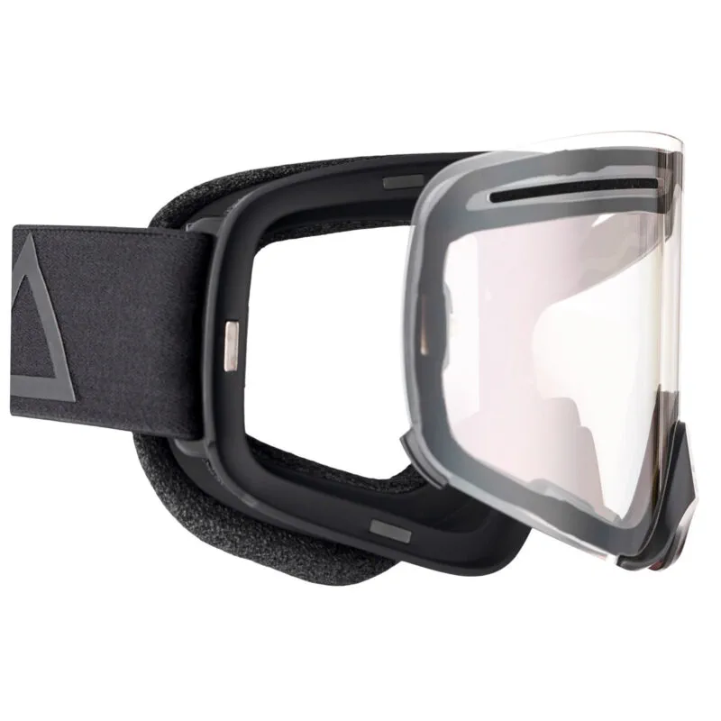 AMOQ Vision Vent+ Magnetic Skoterglasögon HEATED Blackout - Clear