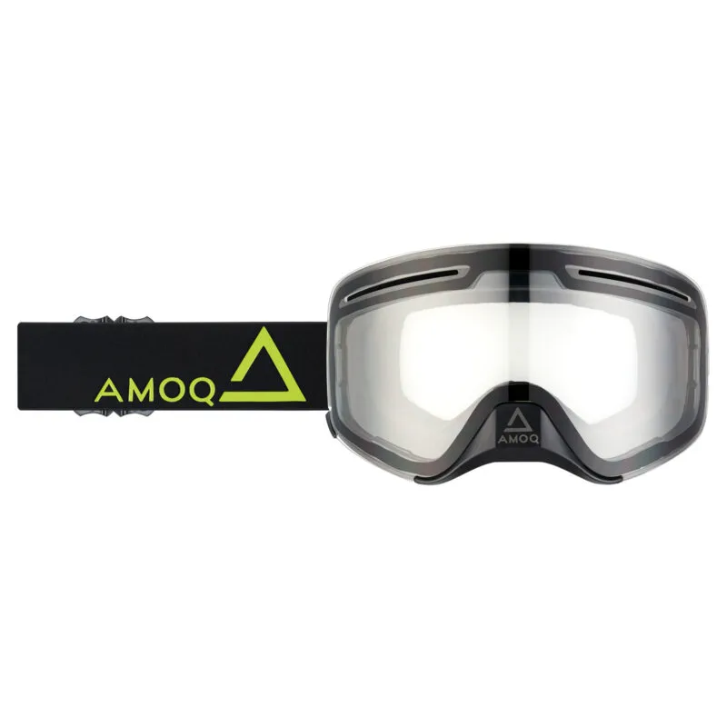 Produck/Product photography studio AMOQ Vision Vent+ Magnetic Skoterglasögon Black-HiVis - Clear