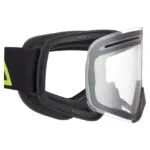 AMOQ Vision Vent+ Magnetic Skoterglasögon Black-HiVis - Clear
