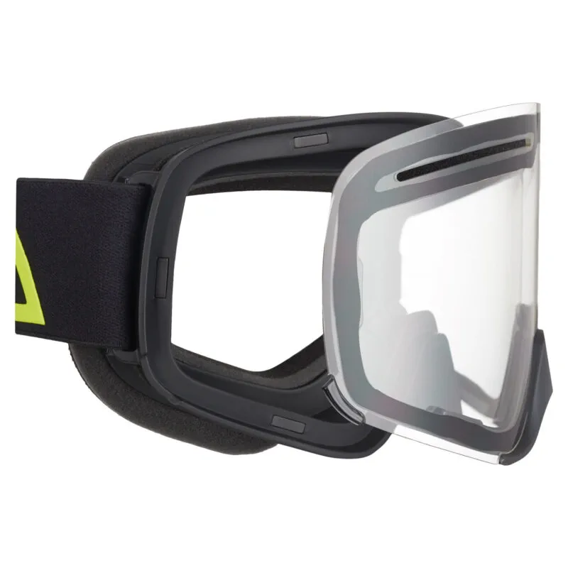 Produck/Product photography studio AMOQ Vision Vent+ Magnetic Skoterglasögon Black-HiVis - Clear