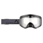 AMOQ Vision Vent+ Magnetic Skoterglasögon Dark Grey-Black - Clear