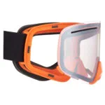 AMOQ Vision Vent+ Magnetic Goggles Black-Orange - Silver Mirror