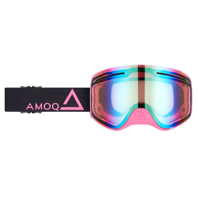 Produck/Product photography studio AMOQ Vision Vent+ Magnetic Goggles Black-Pink - Gold Mirror