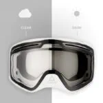 AMOQ Vision Vent+ Magnetic Goggles Black-White Light Sensitive - Clear (Photocro