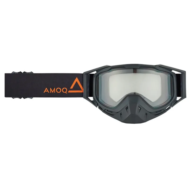 Produck/Product photography studio AMOQ Youth Snow Goggles Black-Orange clear lens