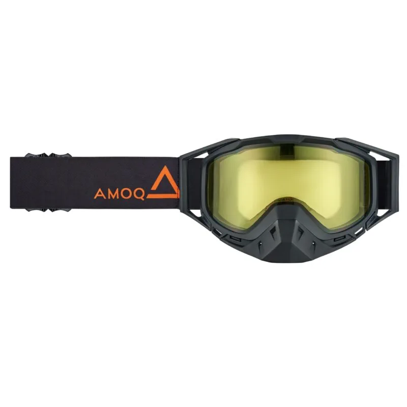 645-26130408-2 AMOQ Youth Snow Goggles Black-Orange yellow lens