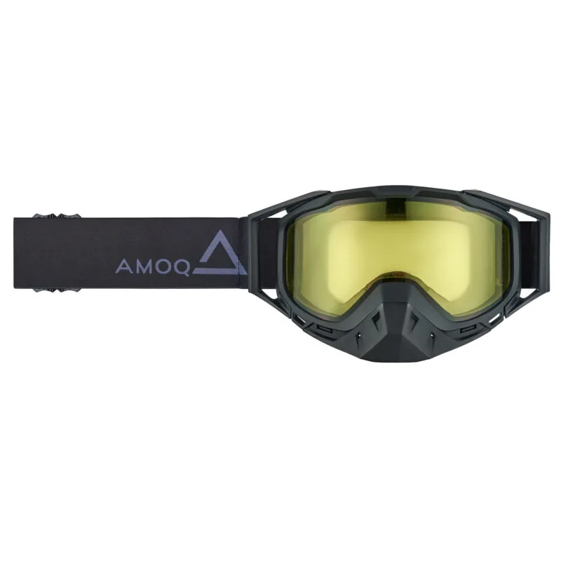 Produck/Product photography studio AMOQ Youth Snow Goggles Black-Grey yellow lens