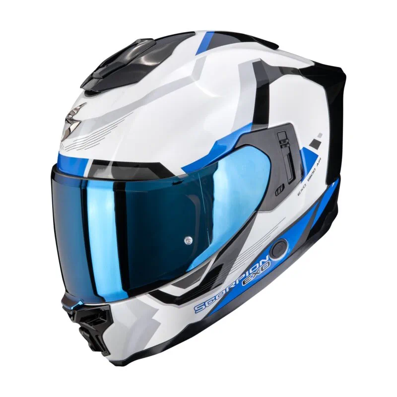 649-26142_1 SCORPION Helmet EXO-1500 AIR ARENA White-Blue