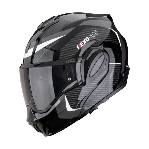 SCORPION Helmet EXO-TECH EVO PRO ACUTI Black-Silver