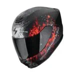 SCORPION Helmet EXO-391 WOLF Matt Black-Red