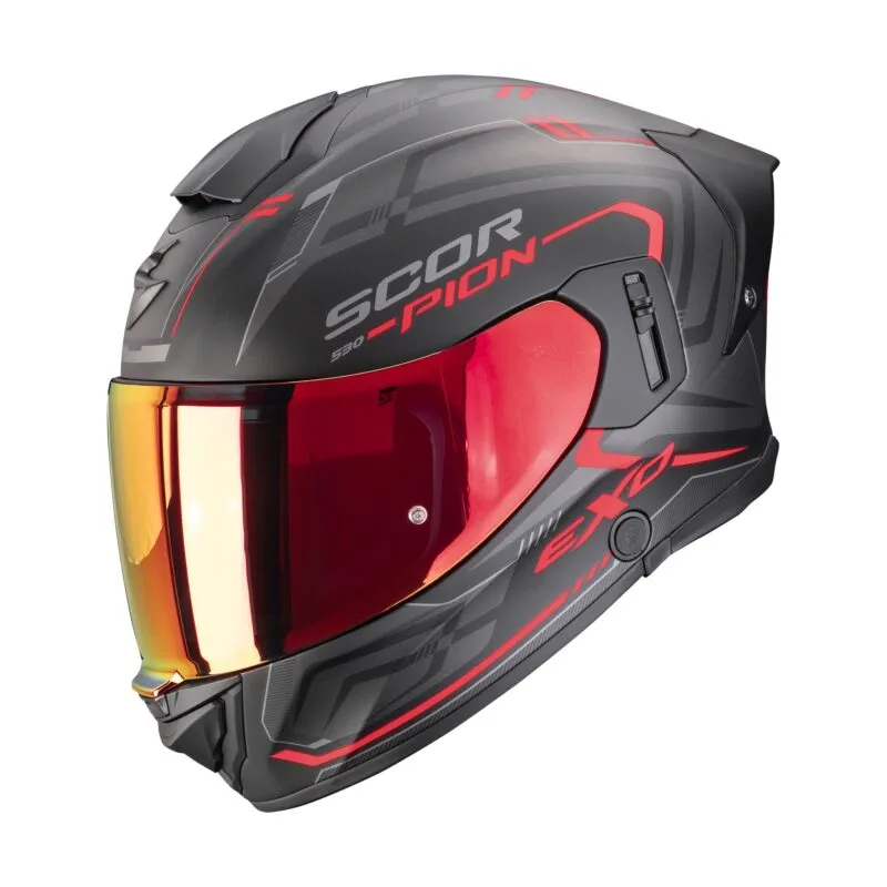 649-269900_1 SCORPION Helmet EXO-530 AIR SLOPE Matt Black-Red