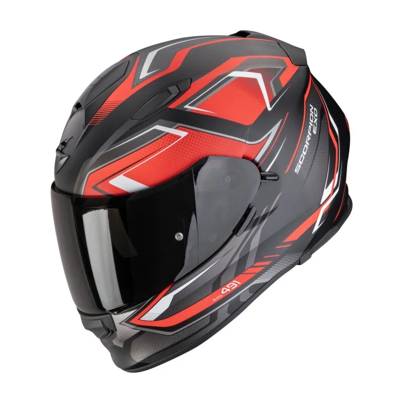 649-269950_1 SCORPION Helmet EXO-491 ZUMO Matt Black-Red