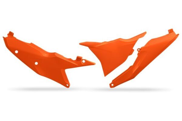 UFO Sidopaneler SX/SX-F 125-450 23-.. EXC/F 24-.. Orange 127