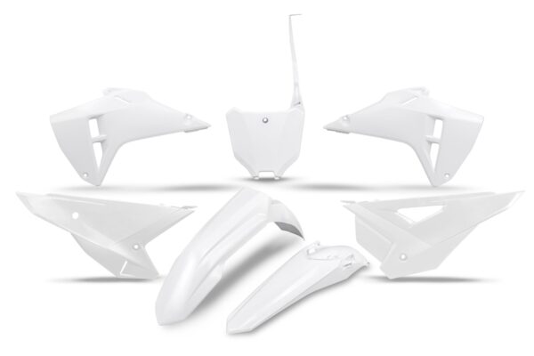 UFO Plastic kit 5-parts White CRF250R 25-. CRF450R 25-..