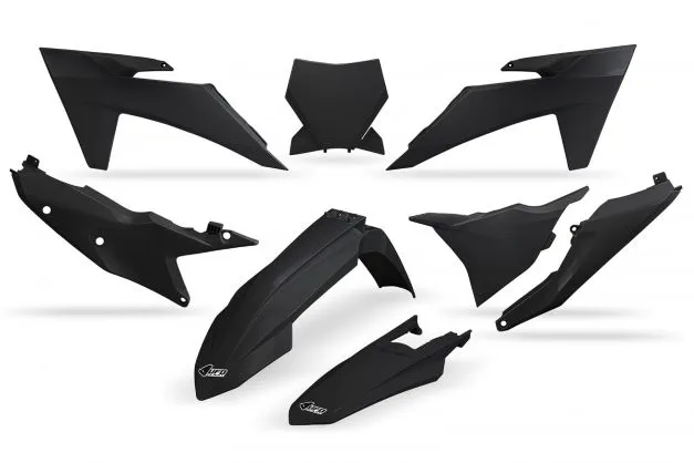 650-K529-001 UFO Plastkit 5-delar KTM SX/SXF125-450 23-24 Svart 001