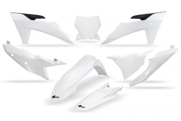 UFO Plastkit 5-delar KTM SX/SXF125-450 23-24 Vit 042