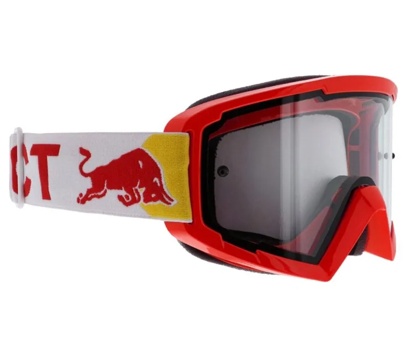 674-220097 Spect Red Bull Whip MX Goggles Singel lens red clear